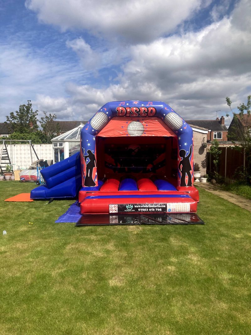 15ft x 17ft Disco Dancer Slide and Bouncy Castle Combo